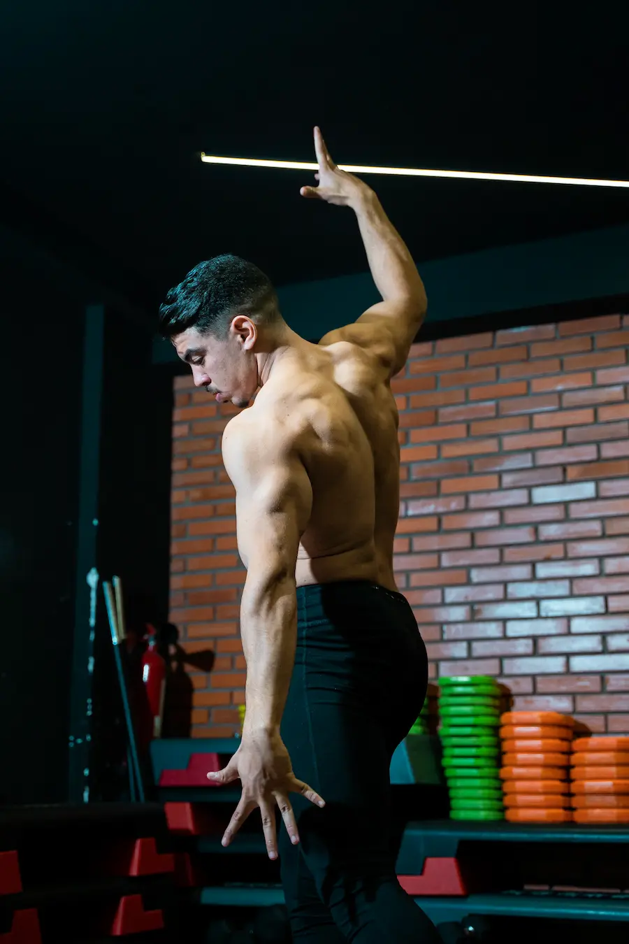 Coach fitness en entraînement